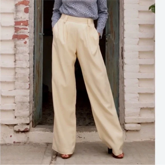 Sezane Loulou Trousers Wide-Leg pants - Picture 2 of 7